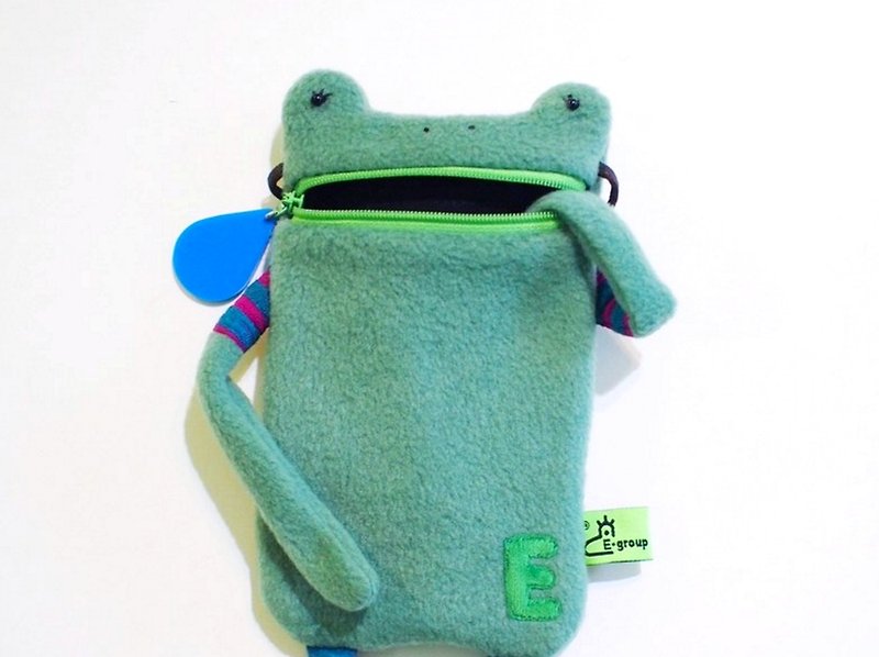 E*group 阿蛙口水包 iphone  手机袋 灰绿 - 其他 - 纸 蓝色