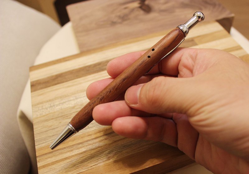 木制原木笔 （ 原子笔 ） - 其他 - 木头 咖啡色