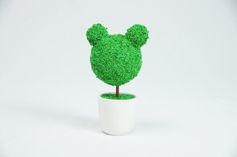 [BONSAI MAN] 小熊先生 手工创意小树 - 植栽/盆栽 - 其他材质 