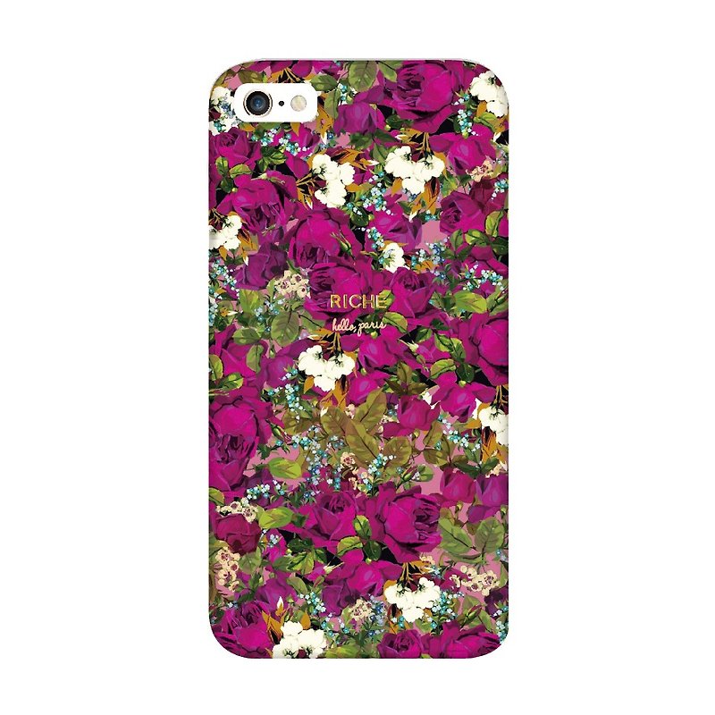 紫罗兰玫瑰庄园花语手机壳 - 手机壳/手机套 - 其他材质 紫色