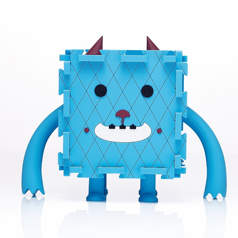 【通通吃光光】Monster Box 怪兽存钱置物盒 - 蓝精灵 - 储蓄罐 - 塑料 多色