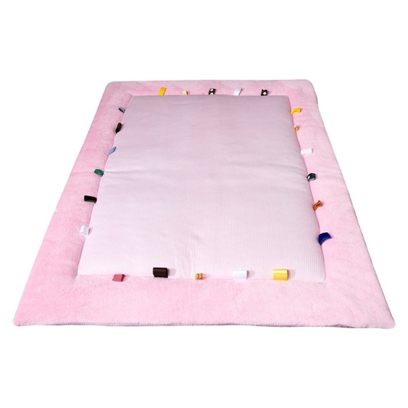 ‘荷兰Snoozebaby’布标游戏床垫-宝贝红 - 玩具/玩偶 - 棉．麻 粉红色