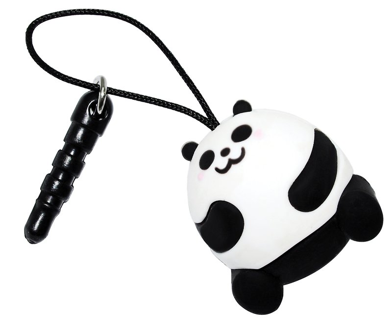 Pandahaluha Ear Cap 熊猫防尘塞 耳机塞 - 手机座/防尘塞 - 硅胶 黑色