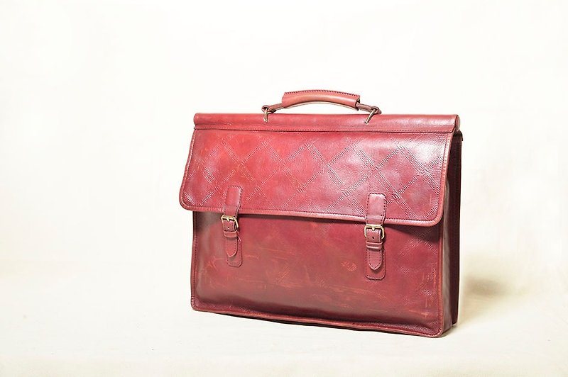 Vintage YSL手提包 古董包  - 手提包/手提袋 - 真皮 红色