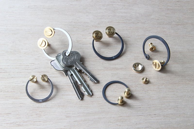 BP.SNAP-KEYRING钥匙圈 M - 钥匙链/钥匙包 - 其他金属 黑色