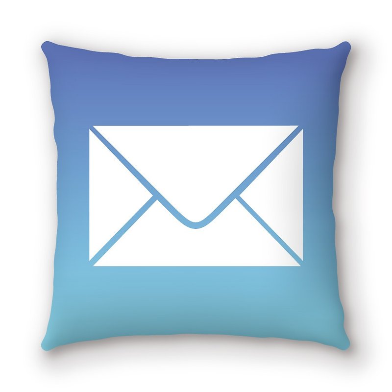 AppleWork iPillow 创意抱枕：Mail PSPL-018 - 枕头/抱枕 - 棉．麻 蓝色