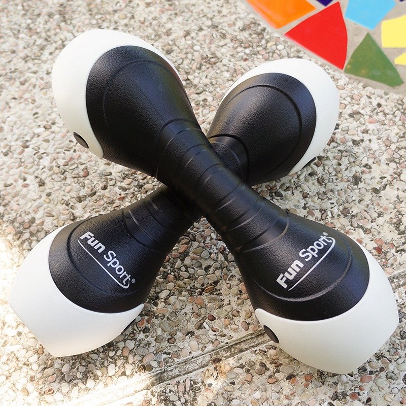 Fun Sport 创意训练哑铃一对（6公斤）经典黑【1支3公斤】/dumbbell - 运动/健身用品 - 塑料 黑色