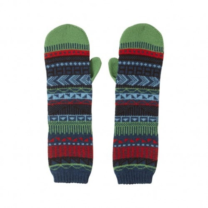 【冬季特卖】Graph 纯羊毛手套-蓝 | Donna Wilson - 手套 - 其他材质 绿色