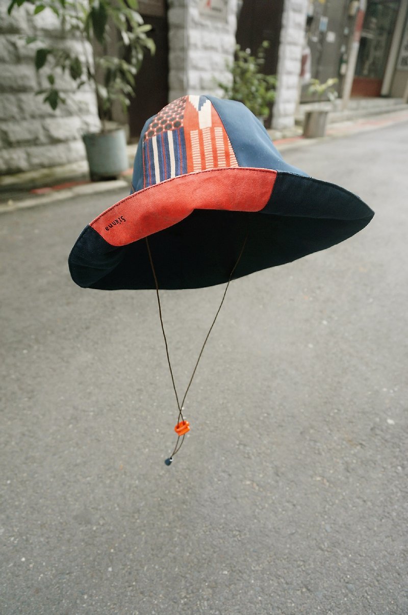 Sienna晴雨ALL PASS帽(此款橘色部分不防水) - 帽子 - 防水材质 橘色