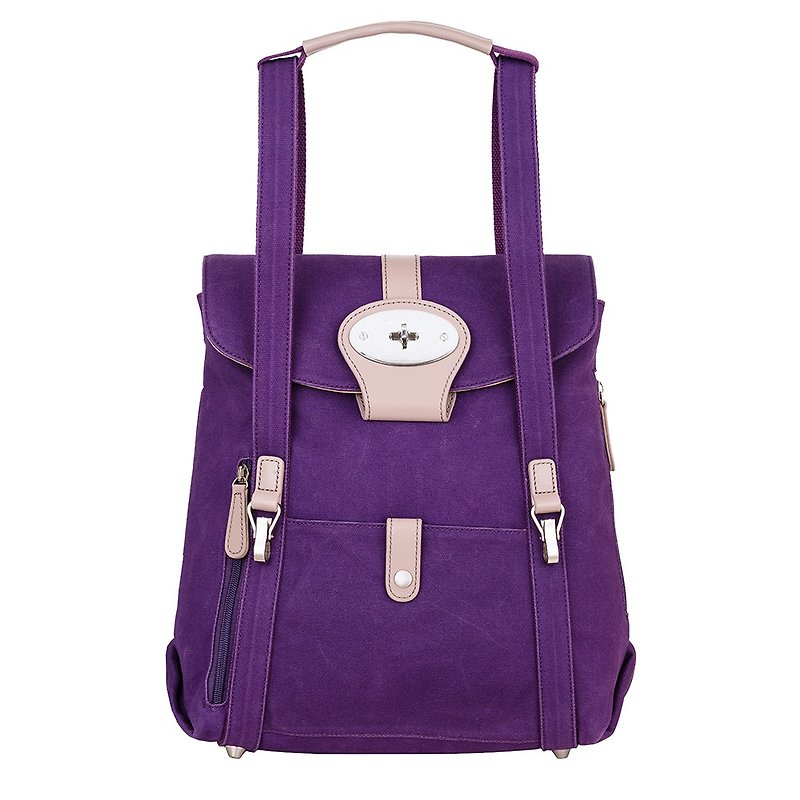 出清品-13寸贝克后背包-紫色 - 后背包/双肩包 - 其他材质 多色