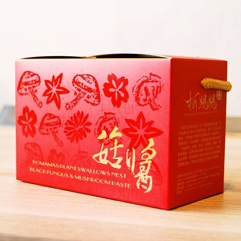 黑木耳菇菇酱 x 二入礼盒 - 熟食小吃 - 新鲜食材 红色