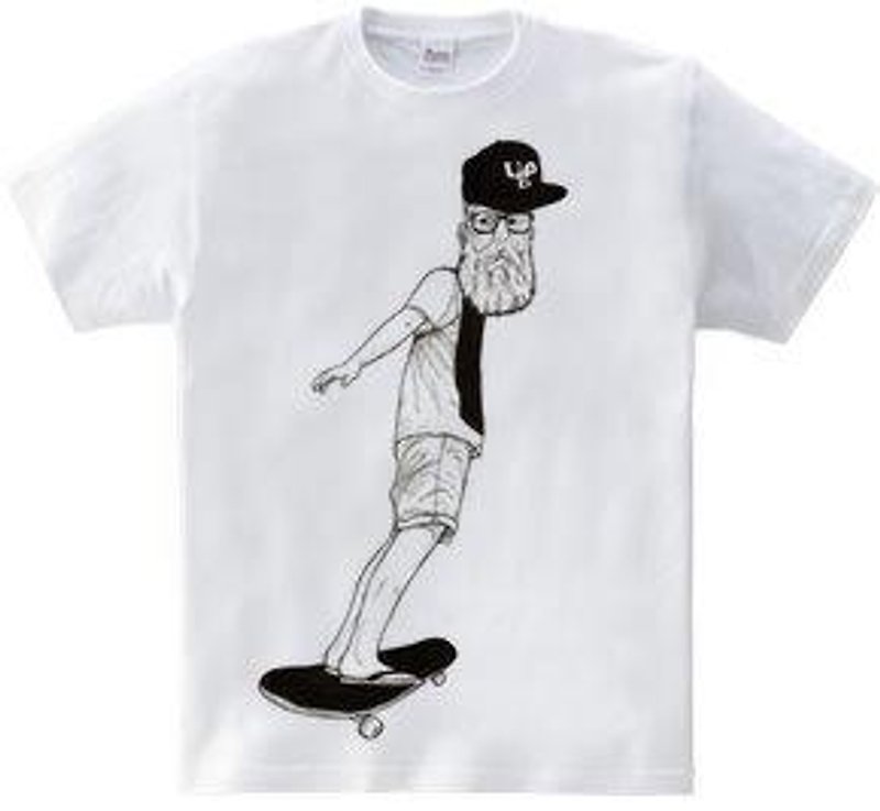 Beard　Skateboarder（5.6oz） - 男装上衣/T 恤 - 其他材质 