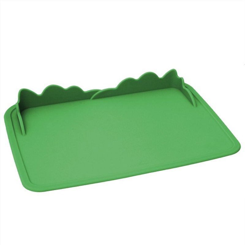 美国MyNatural无毒儿童餐具-丛林绿矽胶餐垫 - 儿童餐具/餐盘 - 硅胶 绿色