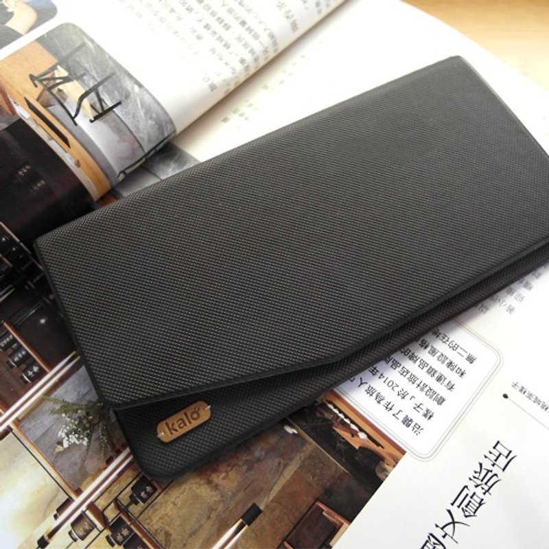 Kalo 卡乐创意 钱包款手机袋 5.5寸内通用款 - 手机壳/手机套 - 防水材质 咖啡色