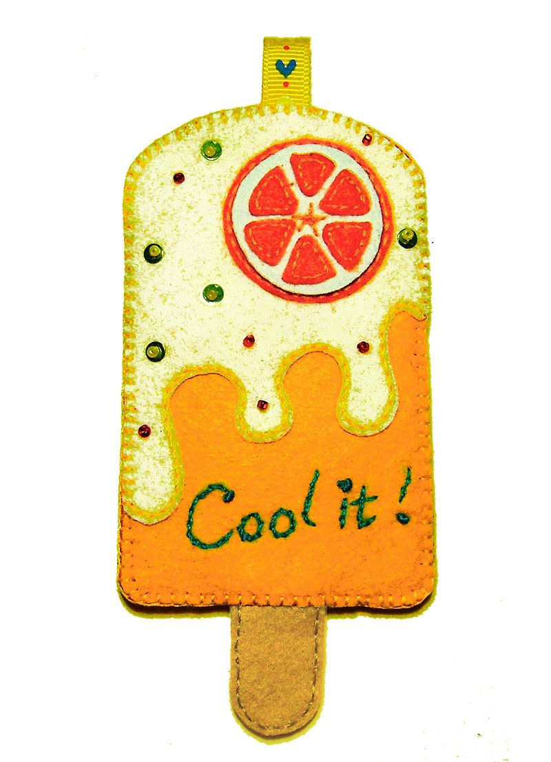冰棒卡套-香橙 - 证件套/卡套 - 其他材质 橘色