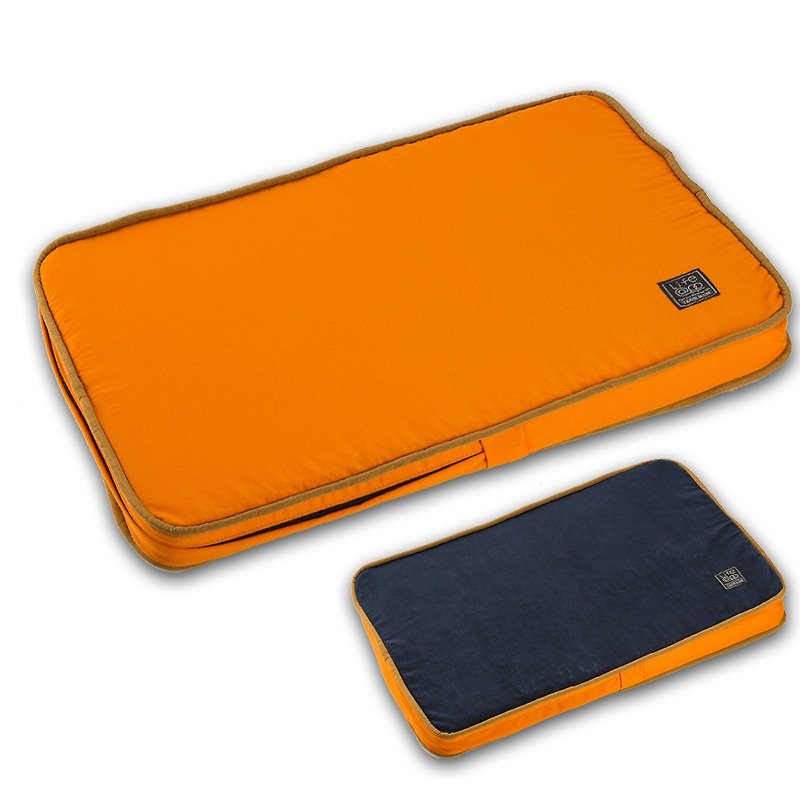 Lifeapp 不易沾毛宠物睡垫S (橘蓝)W65 x D45 x H5 cm - 床垫/笼子 - 其他材质 橘色