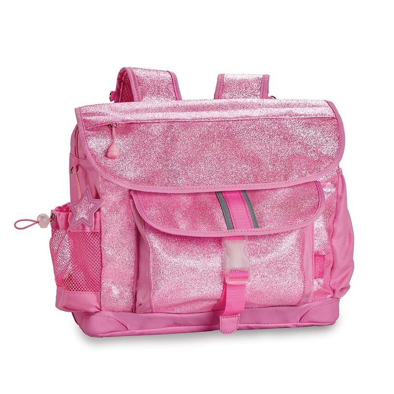 美国Bixbee闪采系列-甜心粉中童轻量舒压背/书包 - 后背包/双肩包 - 聚酯纤维 粉红色