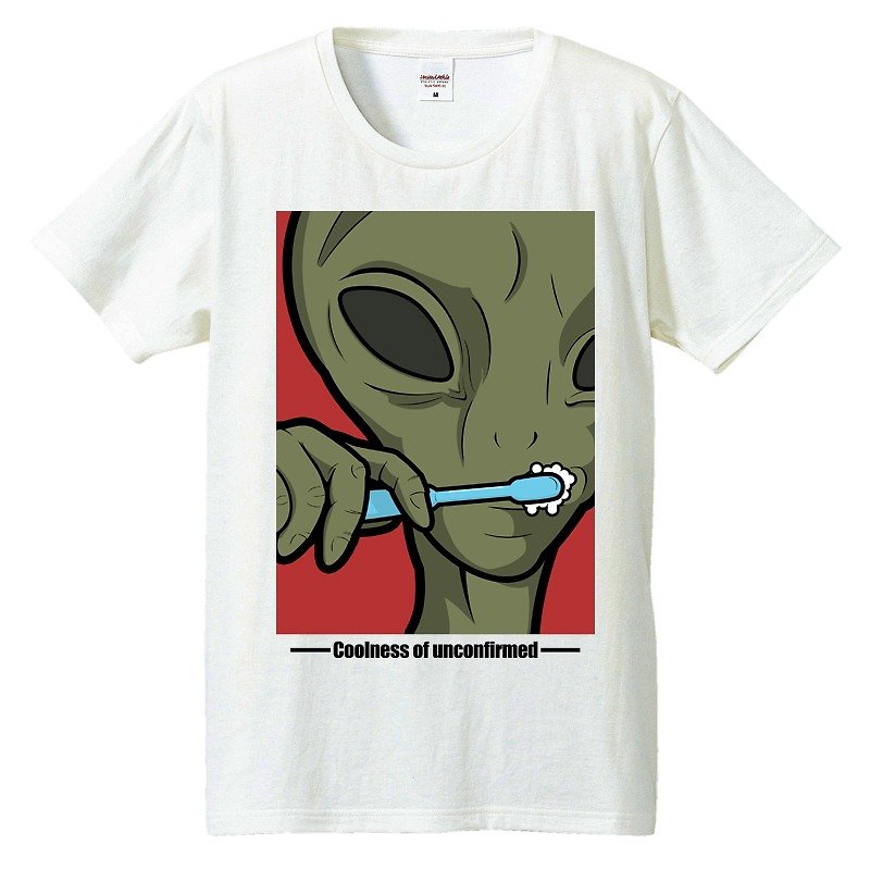 Tシャツ / alien dentifrice - 男装上衣/T 恤 - 棉．麻 白色
