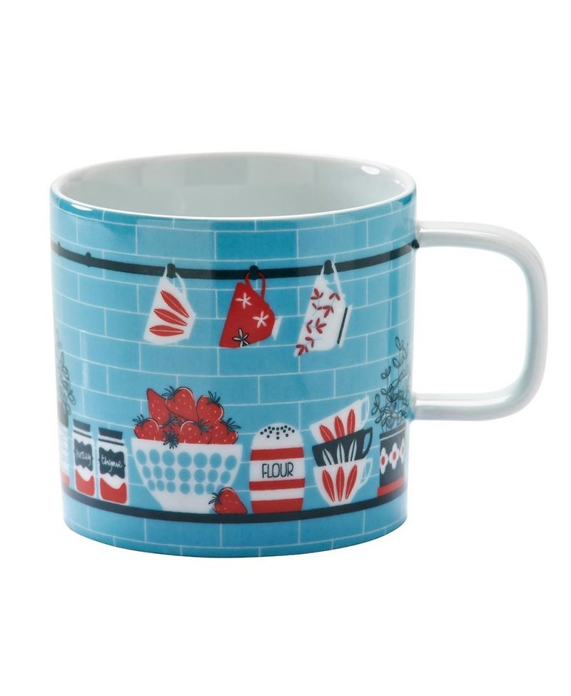 SUSS-英国Rayware 北欧家庭厨房布景风格设计马克杯(蓝色)-现货 - 咖啡杯/马克杯 - 陶 蓝色