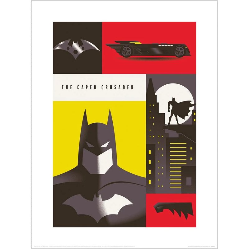 【蝙蝠侠】华纳100周年纪念艺术概念图/Batman - 海报/装饰画/版画 - 纸 多色