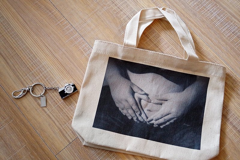 影像创作帆布包-护爱 - 手提包/手提袋 - 棉．麻 透明