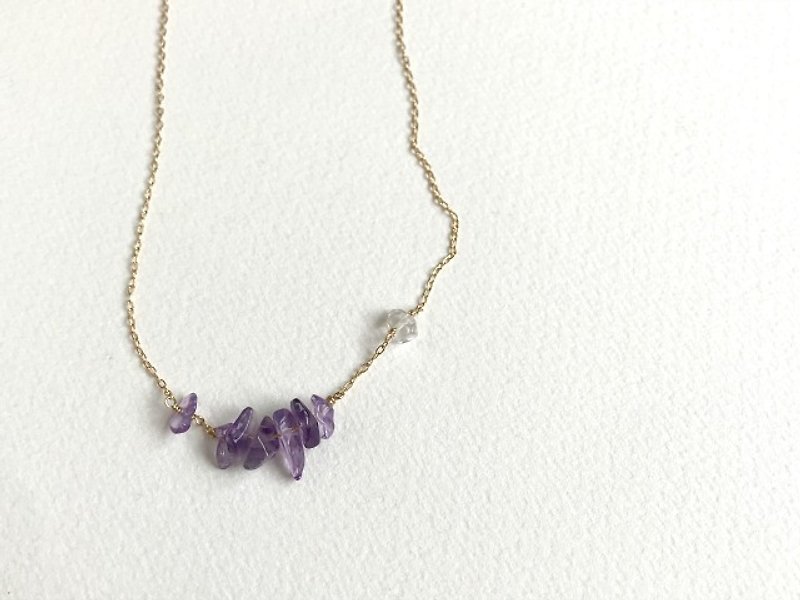 ℉（ネックレス） - 项链 - 宝石 紫色