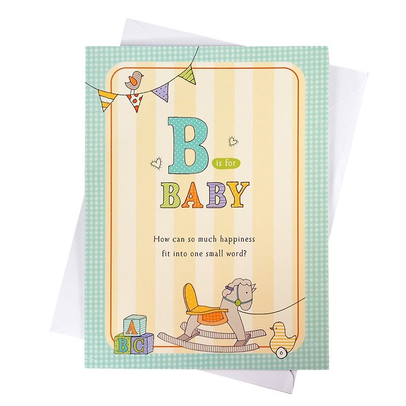 新生宝宝有满满的喜悦【Hallmark-卡片 宝贝贺喜】 - 卡片/明信片 - 纸 多色