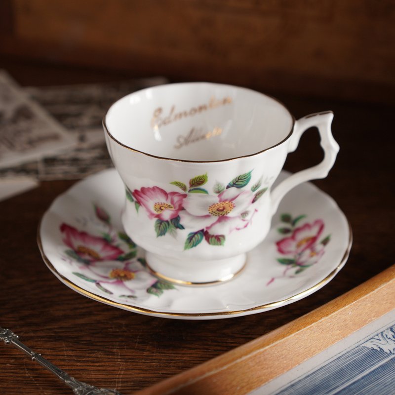 英国Royal Windsor '野玫瑰' 细骨瓷/精致骨瓷茶杯组/加拿大省花 - 茶具/茶杯 - 瓷 多色
