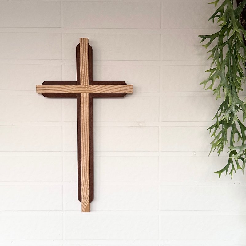 Amour爱木木-实木复古十字架 可定制化尺寸 - 墙贴/壁贴 - 木头 