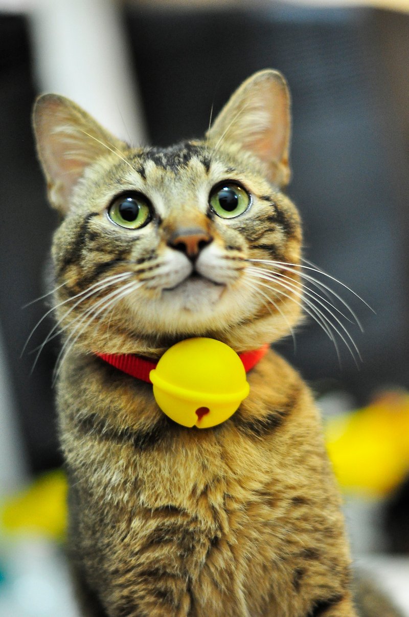 喵铃铛 宠物铃铛 宠物吊饰 猫铃铛 - 玩具 - 硅胶 黄色