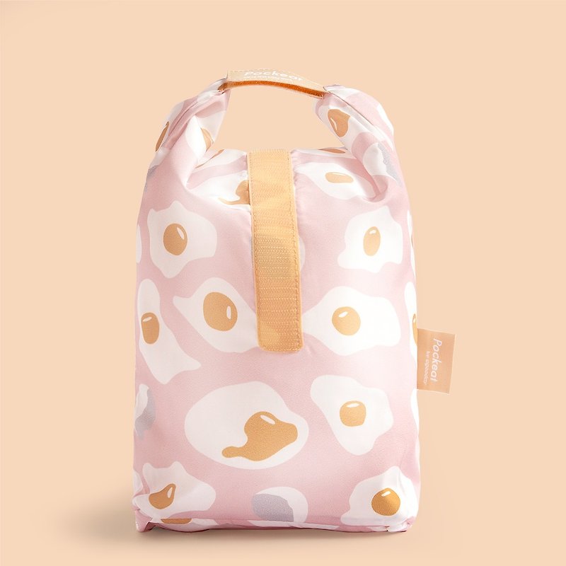 好日子 | Pockeat环保食物袋(大食袋)-蛋蛋的哀伤 - 便当盒/饭盒 - 塑料 粉红色
