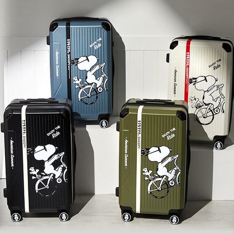 【SNOOPY 史努比】28寸兜风款行李箱(多色任选) - 行李箱/行李箱保护套 - 塑料 多色