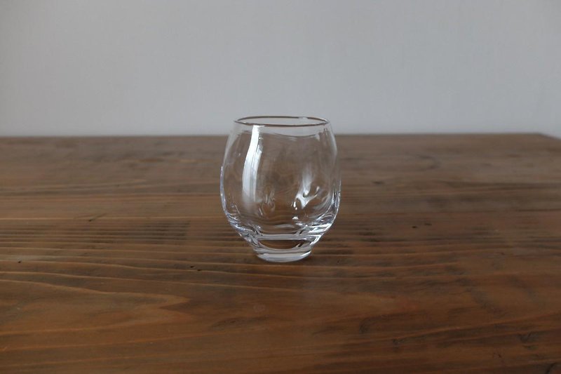 吹きガラスのピンブローグラス（クリア） - 茶具/茶杯 - 玻璃 透明