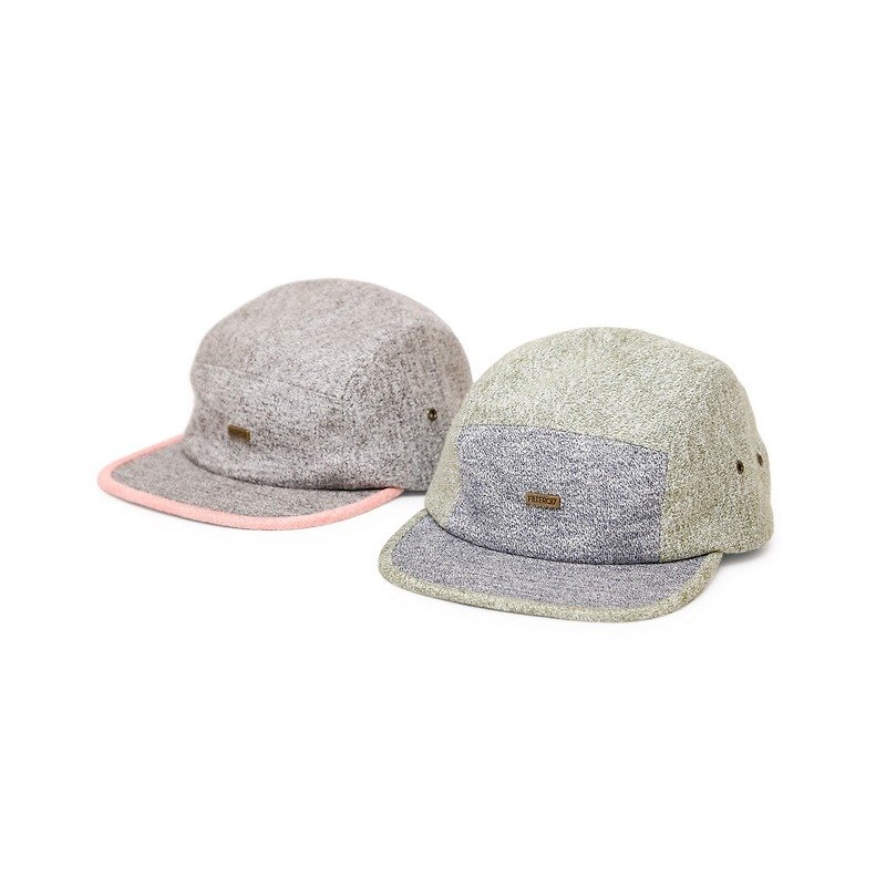 Filter017 Color Woolen 5-Panel Cap  拼色雪花五分割帽 - 帽子 - 棉．麻 多色