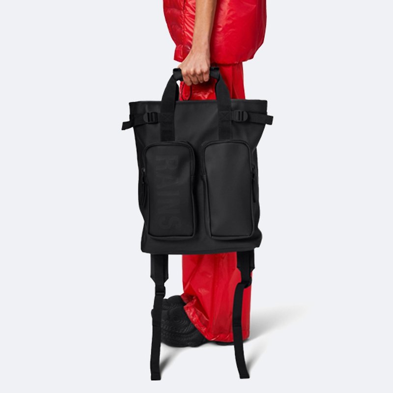 【丹麦 RAINS】Texel Tote Backpack W3 防水多功能两用后背包 - 手提包/手提袋 - 其他材质 