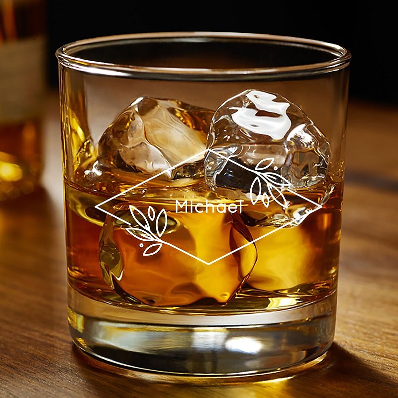 生日礼物|名字定制威士忌对杯 - 酒杯/酒器 - 玻璃 