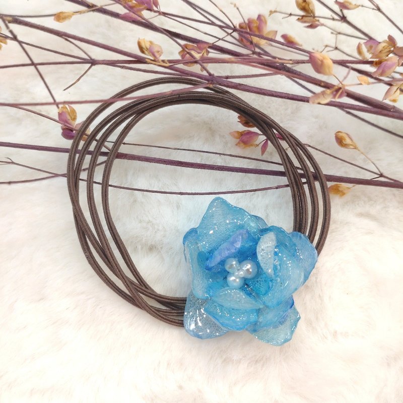 真花发带【绣球花】 - 发饰 - 植物．花 蓝色