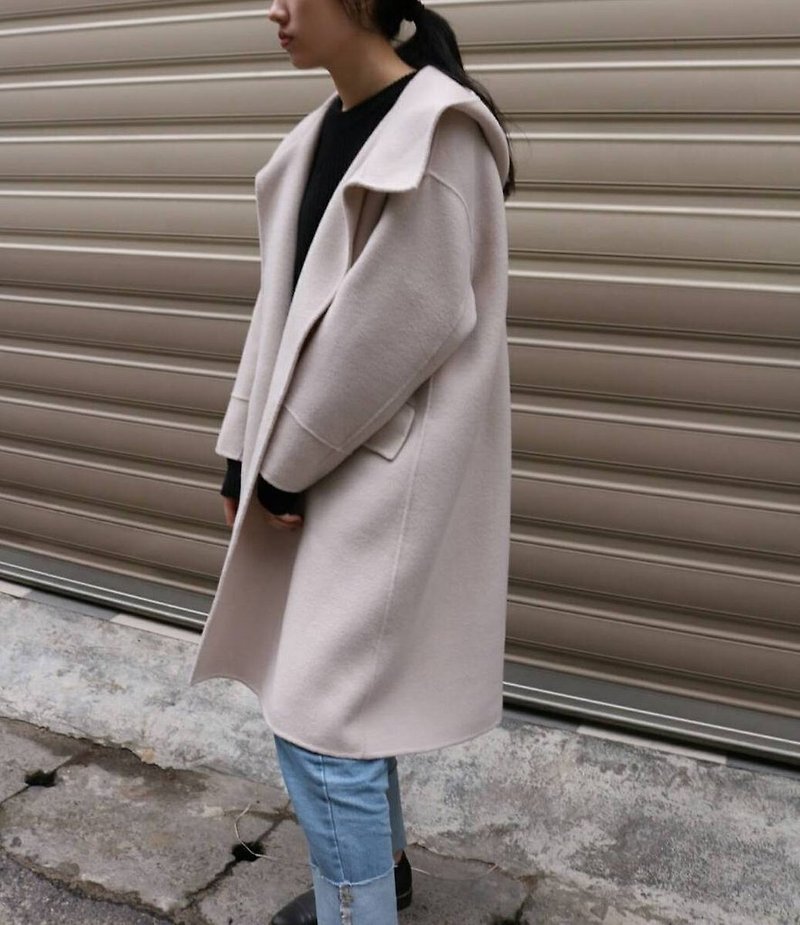Acorn Coat 纯手工双面羊毛大衣 (展示出清品) - 女装休闲/机能外套 - 羊毛 