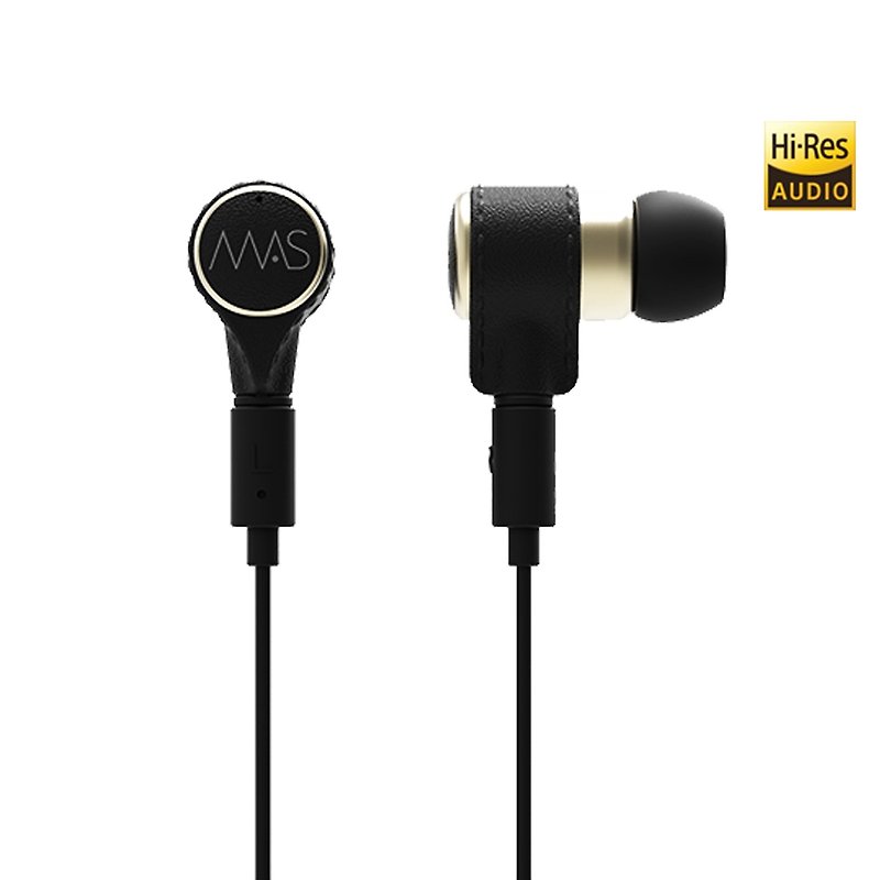 (福利品)MAS TOKYO 高音质双单体入耳式耳机(全新无氧铜防缠线) - 耳机 - 塑料 黑色