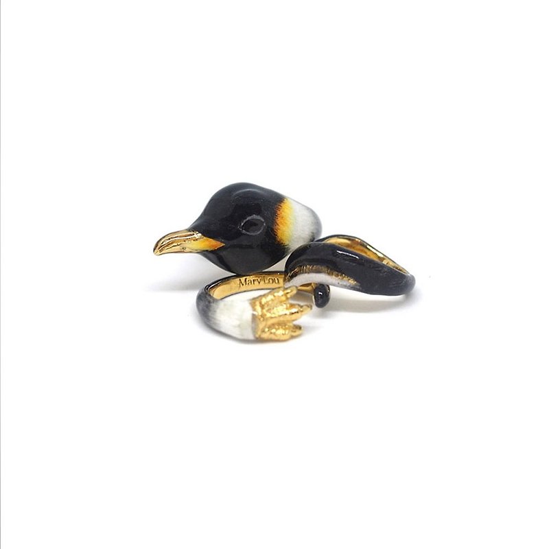 Penguin ring set - 戒指 - 其他金属 多色