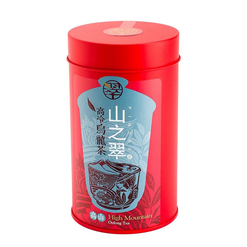 山之翠 台湾高山乌龙茶 150克 红色罐装 - 茶 - 其他金属 红色