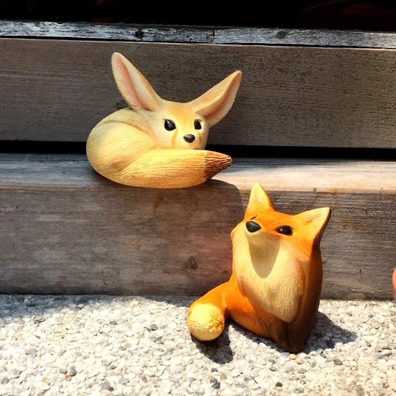 疗愈圆滚滚系列-狐狸(Fox) - 摆饰 - 塑料 