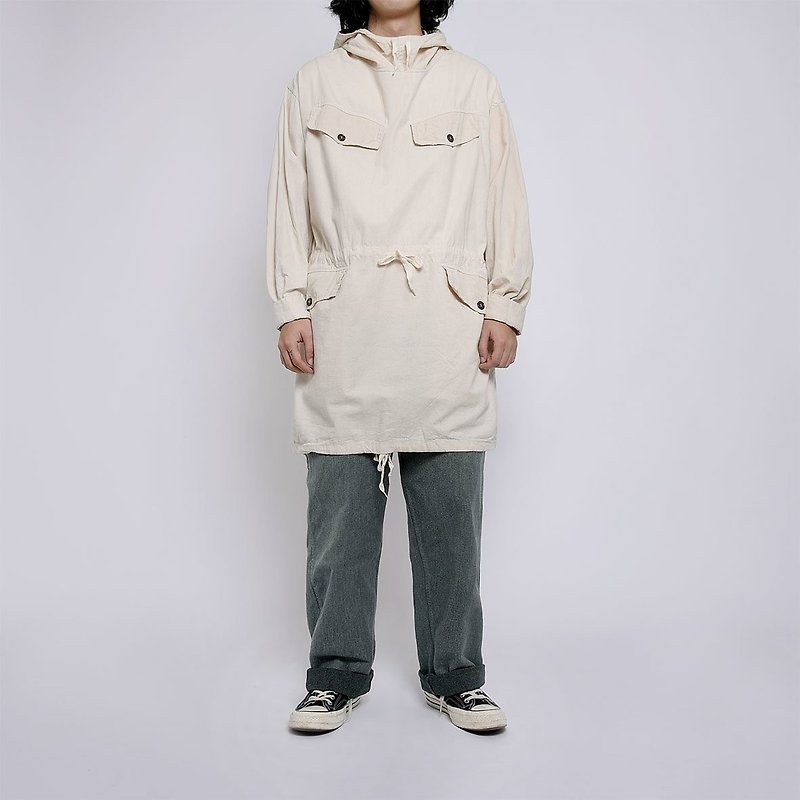 法军MOUNTAIN ANORAK PARKA / Vintage 古着 / 欧洲军装 - 男装上衣/T 恤 - 棉．麻 白色