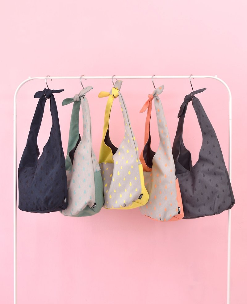 peach shoulder bag,tote bag,shopping bag - 侧背包/斜挎包 - 聚酯纤维 粉红色