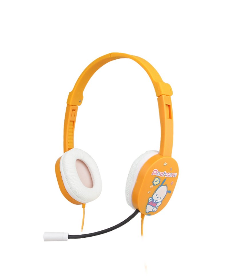 儿童电脑立体声耳机 - Pochacco - 耳机 - 塑料 橘色