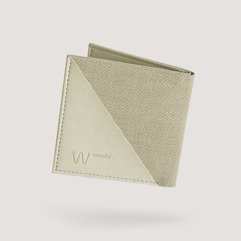 Baggizmo Wiseward Essential RFID protected bi-fold wallet - Sandy Beige - 皮夹/钱包 - 环保材料 多色