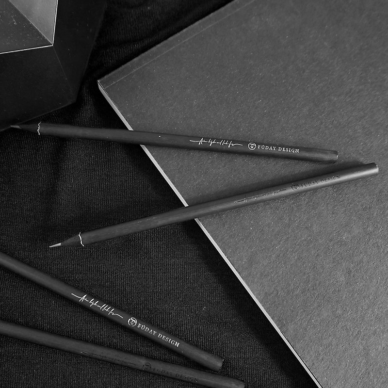 【 低调质感黑木铅笔组 】现货 共 2 款 一组6支 - 其他书写用品 - 木头 黑色