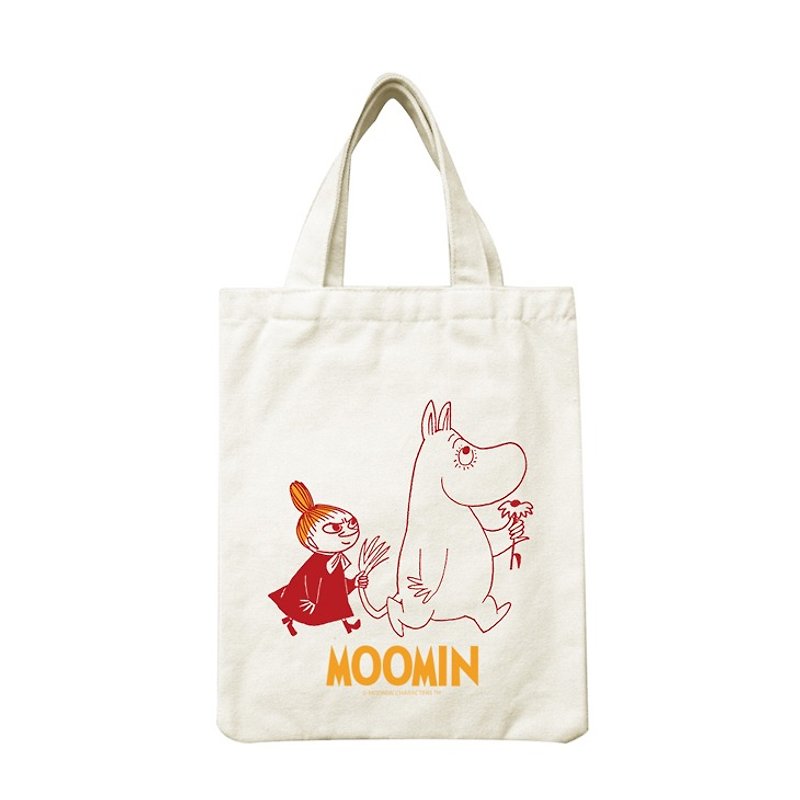 Moomin噜噜米授权-手提帆布包【跟屁虫】 - 手提包/手提袋 - 棉．麻 红色