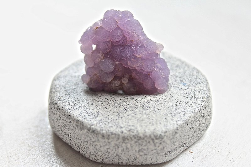 石栽 SHIZAI▲特殊天然葡萄玛瑙（含底座）▲ - 摆饰 - 纸 紫色