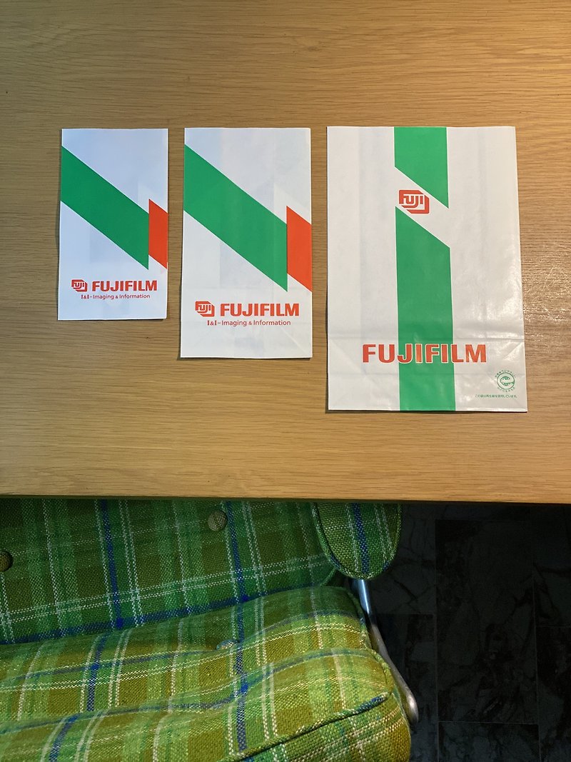 日本富士 FUJICOLOR 纸袋 三种尺寸